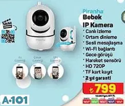 PİRANHA BEBEK IP KAMERA PİRANHA BEBEK IP KAMERA